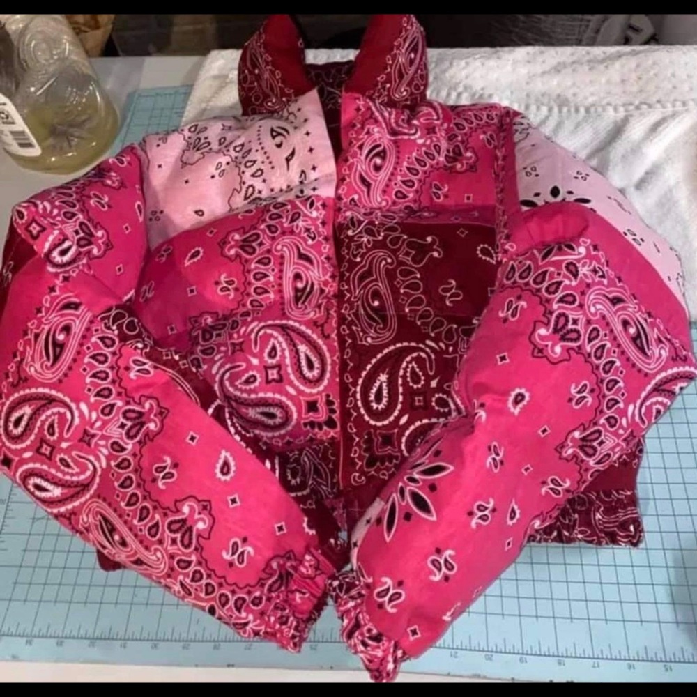 Cropped Puff Coat - image 1